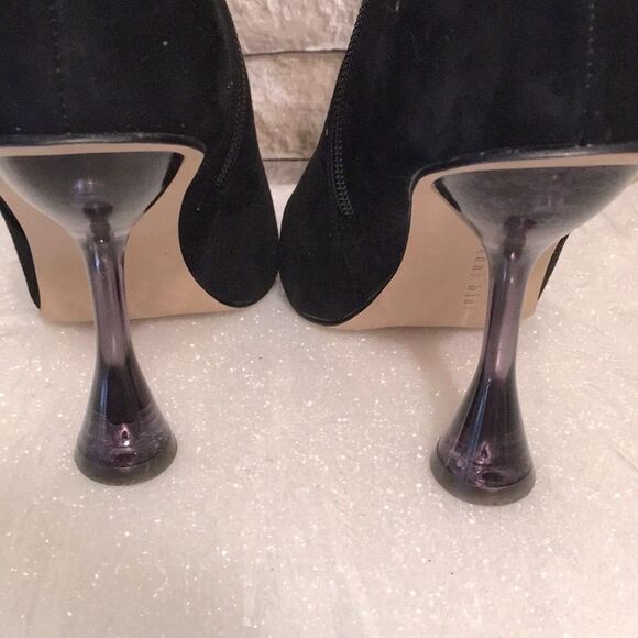 Gianni Bini Black Suede Bootie - Picture 5 of 10